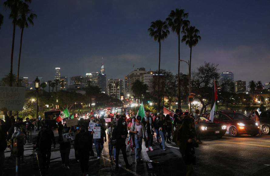 Protests against federal immigration sweeps continue, in Los Angeles