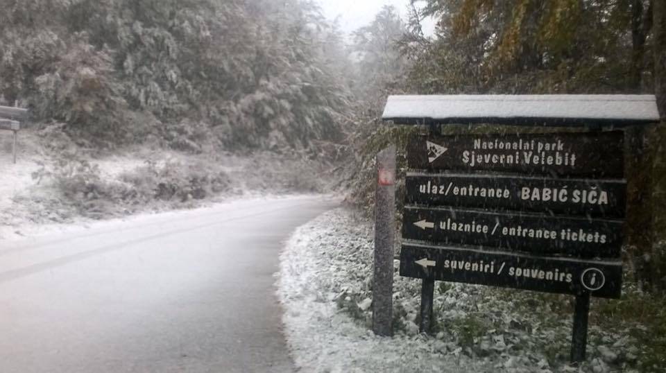Stiže i na Sljeme: Prvi snijeg na Velebitu, Zavižanu i Platku