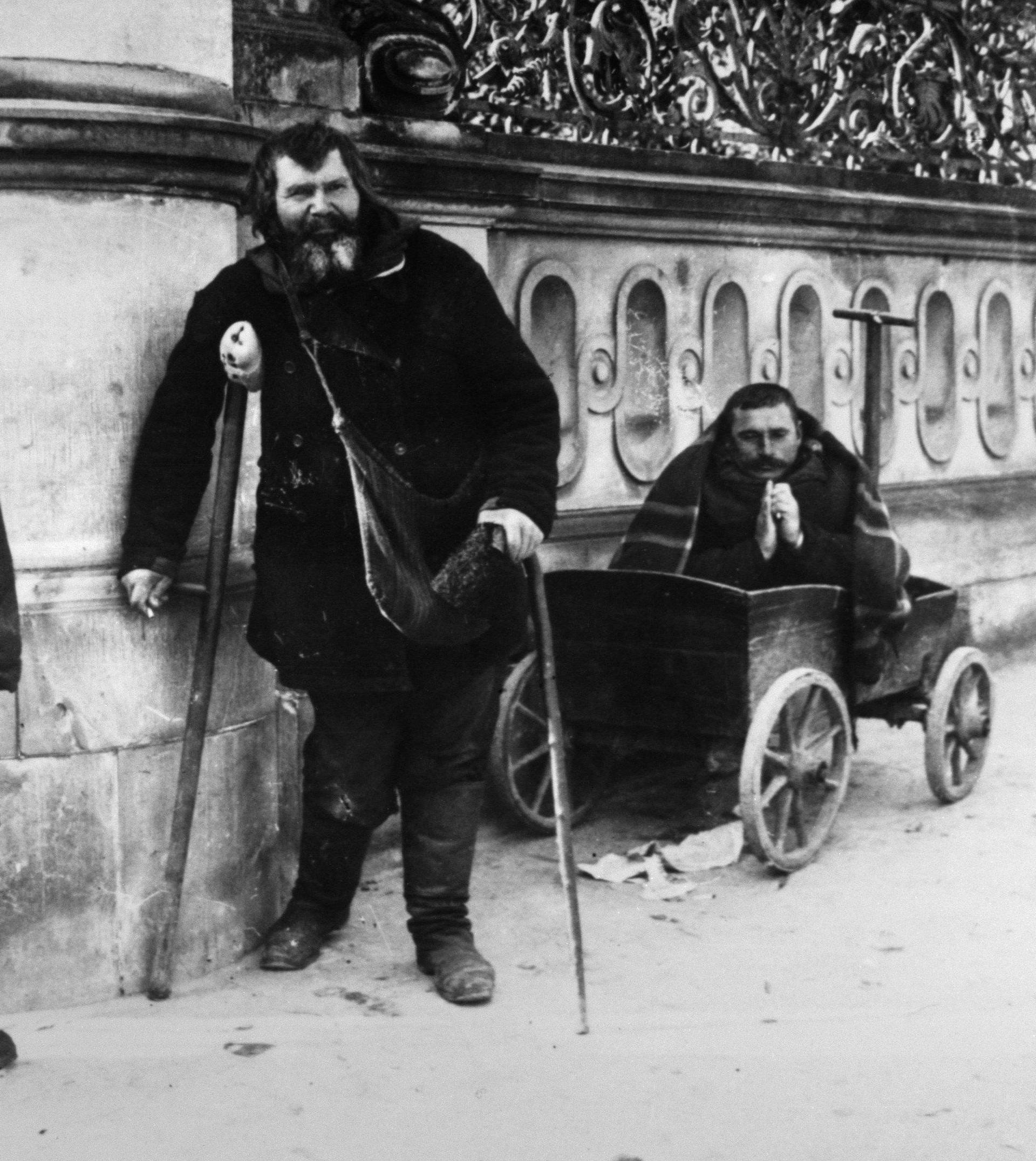 JÃ¼discher Bettler in Lodz / 1915