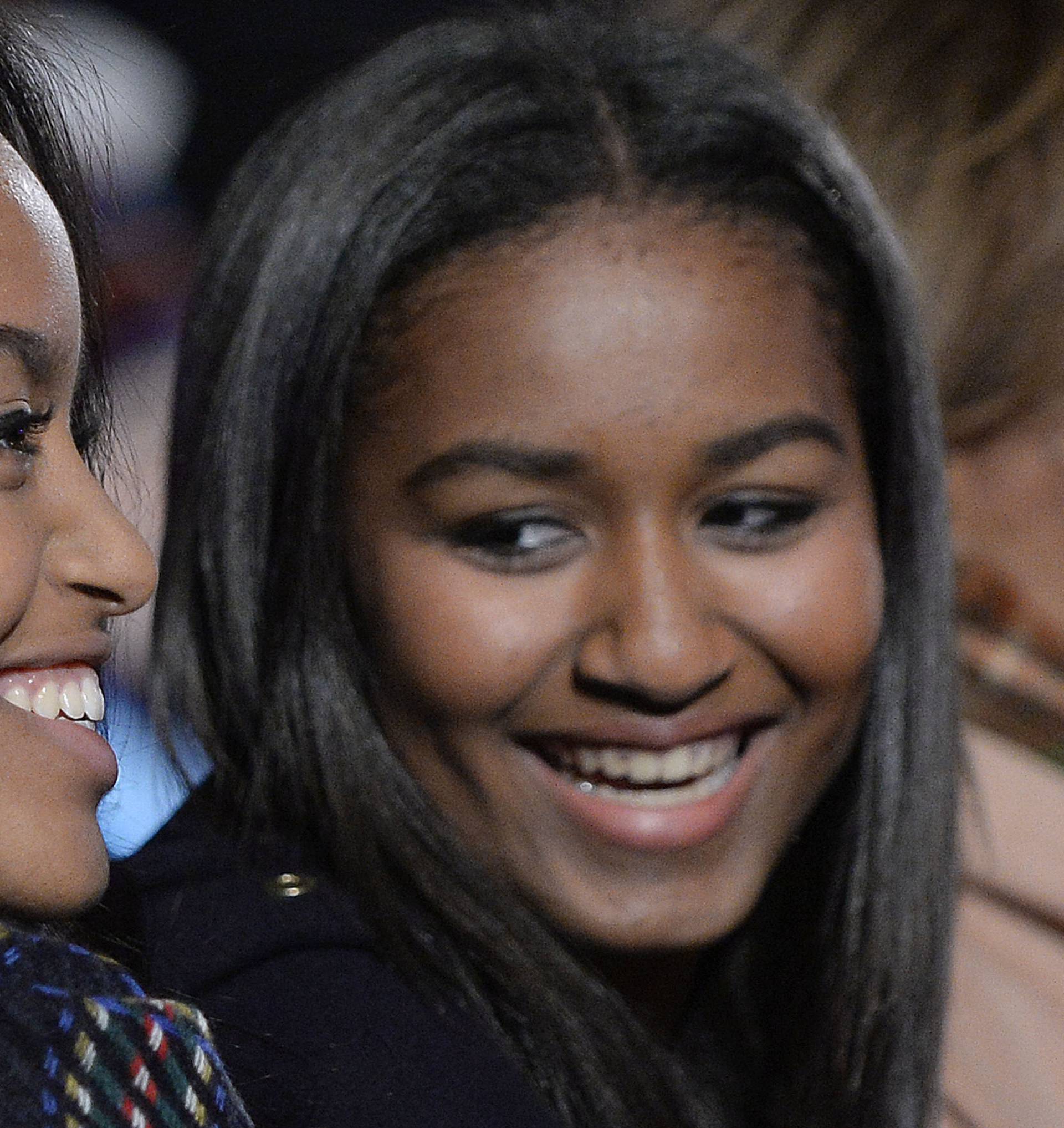 President Obama And Family Attend National Christmas Tree - DC