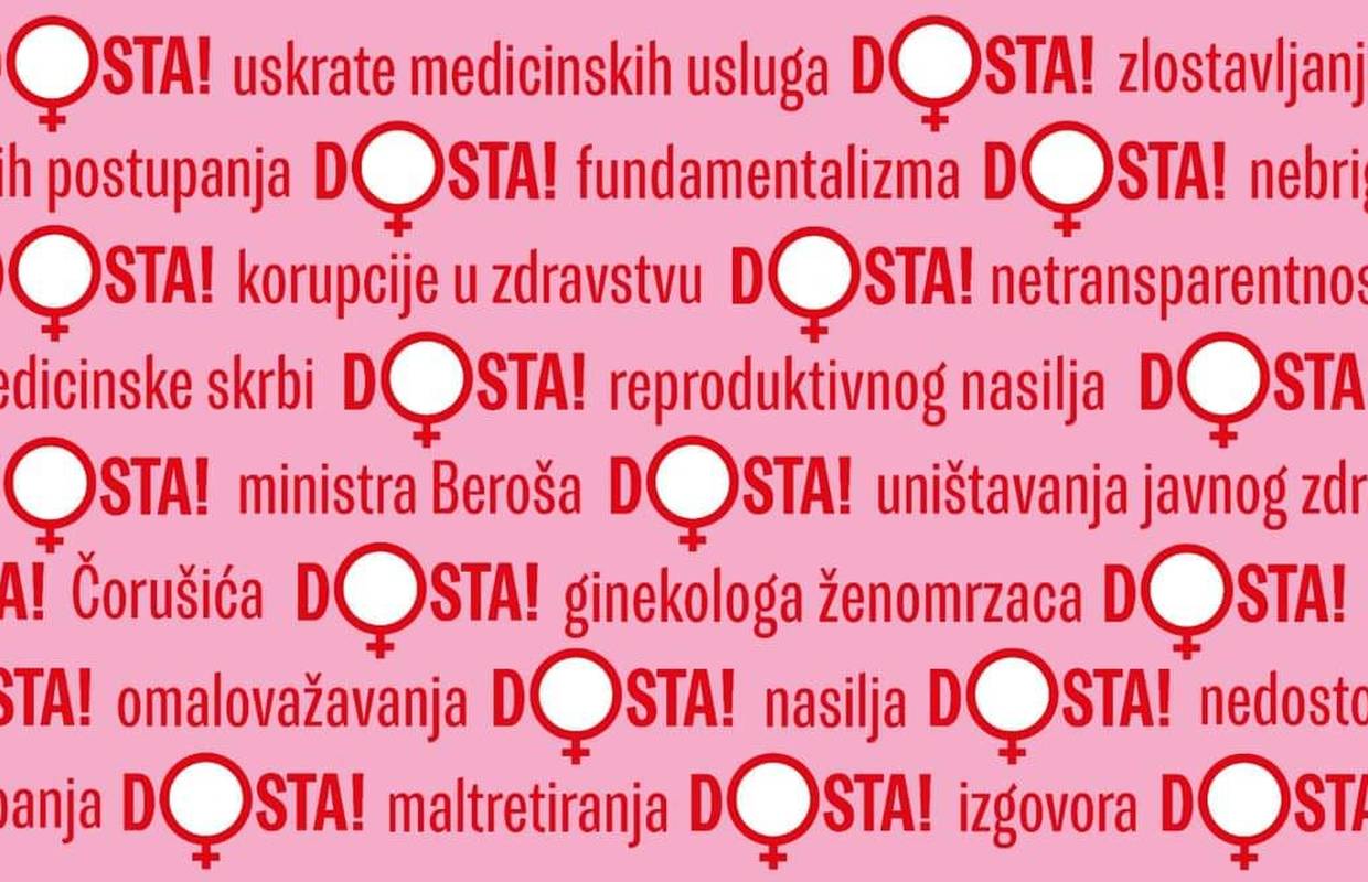 Prosvjed protiv zanemarivanja zdravlja žena u četvrtak u sve više hrvatskih gradova