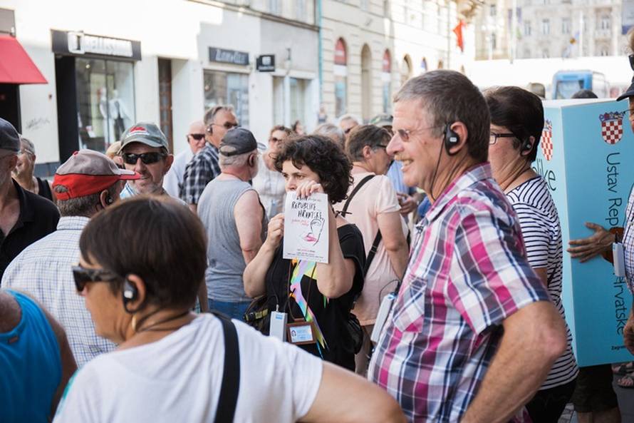 Zagrepčani ostali iznenađeni nesvakidašnjim performansom