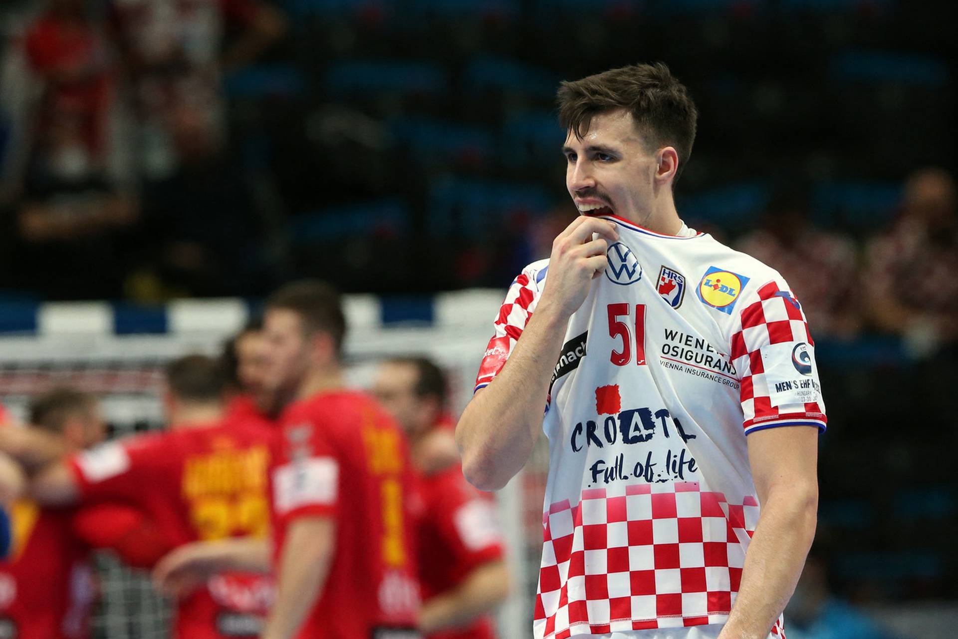 EHF 2022 Men's European Handball Championship - Main Round - Montenegro v Croatia