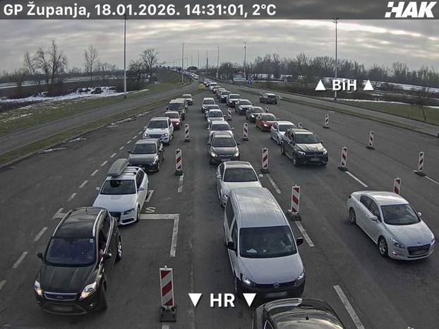 FOTO Gužve na hrvatskoj granici