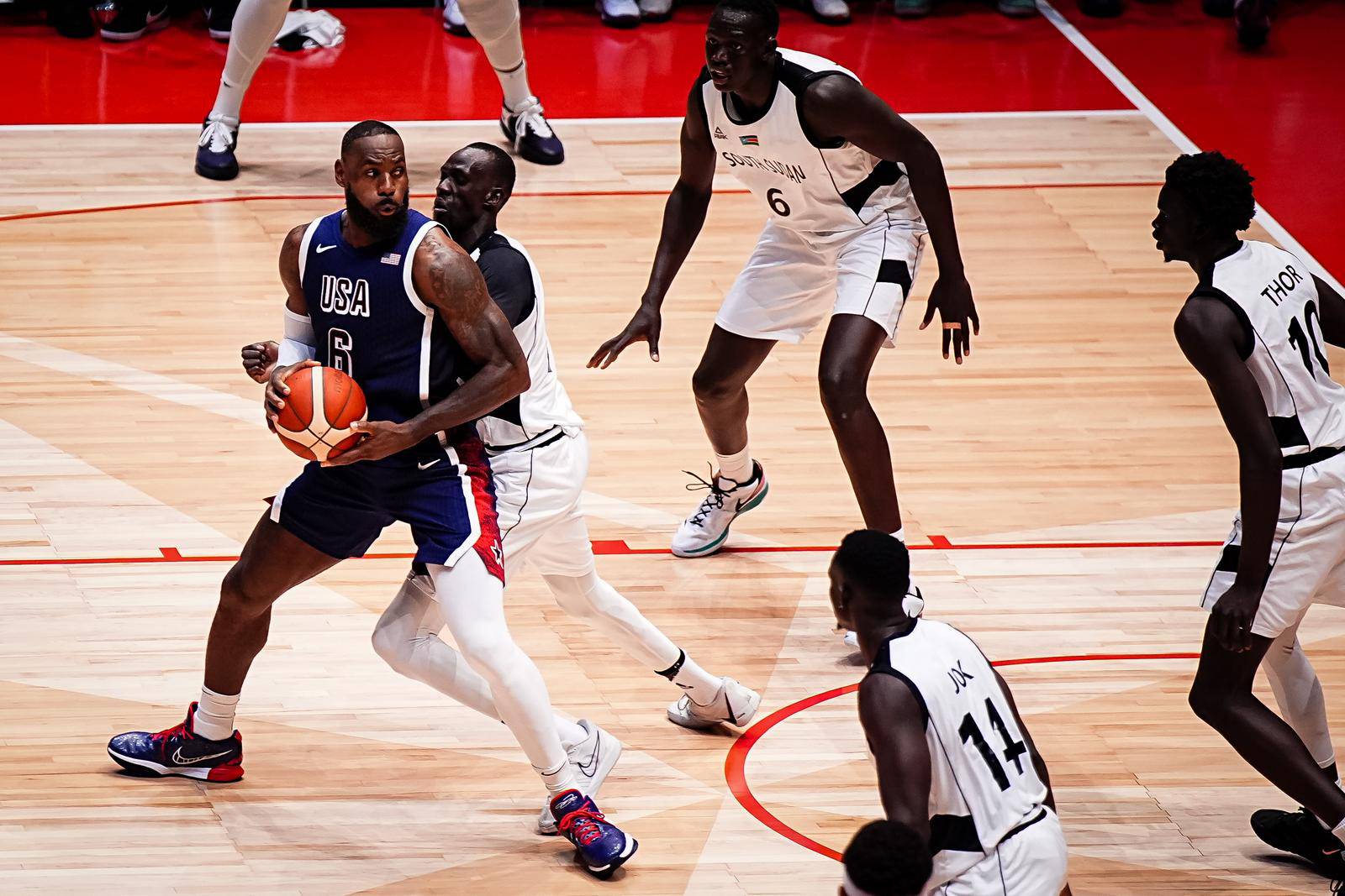 USA v South Sudan - USA Basketball Showcase - O2 Arena