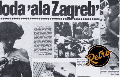 Moda 'ala Zagreb': Obrtnici su pokazali kreacije za 1976/'77.