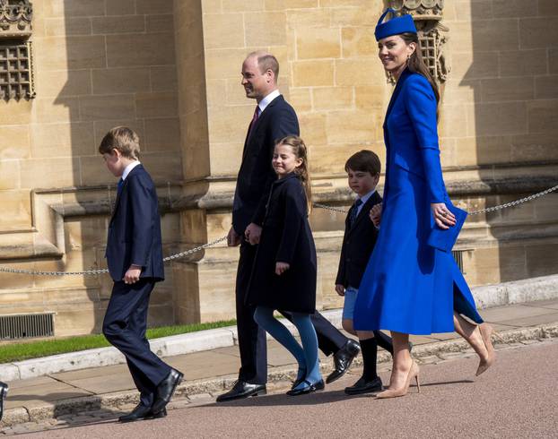 Royal Family at St George's Chapel