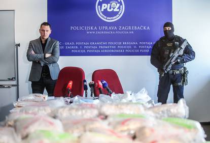 Zagreb: Policija zaplijenila više od 400 kilograma droge