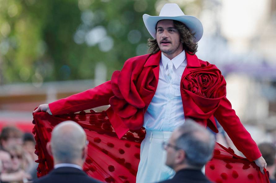 Eurovision Song Contest's 'Turquoise Carpet' event in Vienna