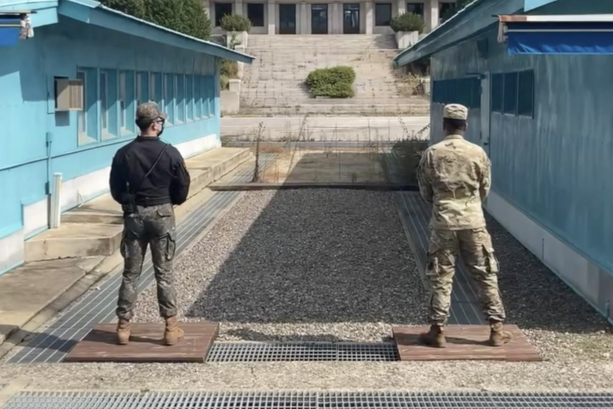 Granica između Sjeverne i Južne Koreje Panmunjom