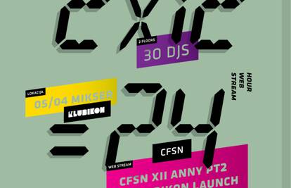 Čak 30 DJ-eva i 24 sata plesa na 12. rođendanu CFSN-a