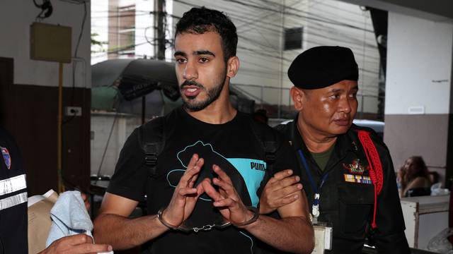 FILE PHOTO: Former Bahrain soccer player Hakeem Al Araibi, who holds a refugee status in Australia, at court in Bangkok, Thailand Dec 11, 2018