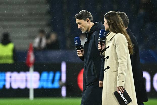 Susret Salzburga i Dinama u Ligi prvaka, Niko Kovač i Dario Šimić prije početka utakmice kao komentatori 