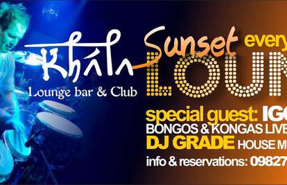 Khala bar pokreće srijedu uz bongose na Sunset Loungeu!