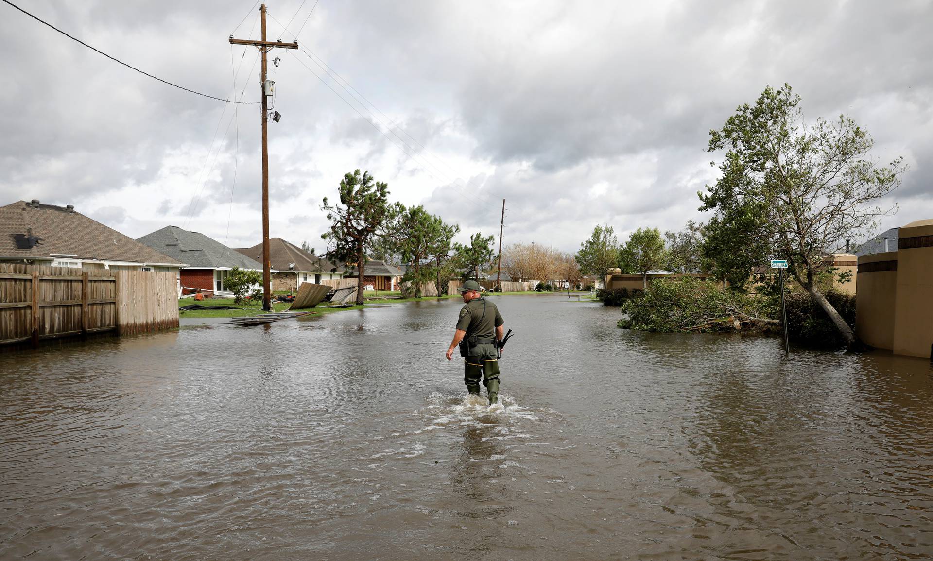 Aftermath of Hurricane Ida in Louisiana