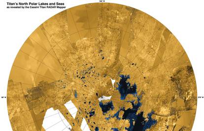 U ovim ogromnim jezerima na Titanu ne bi se htjeli okupati