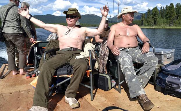 Russian President Vladimir Putin Hunting and Fishing Holiday