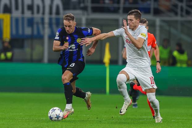 UEFA Champions League football match - Inter - FC Internazionale vs FC Salzburg