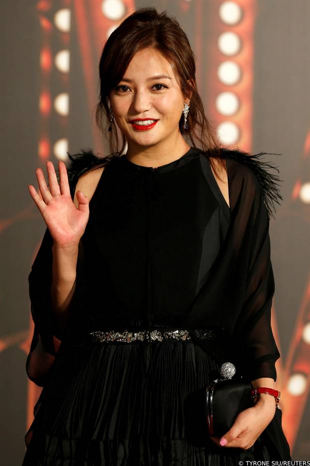 FILE PHOTO: Zhao Wei poses on the red carpet during the 36th Hong Kong Film Awards in Hong Kong, China