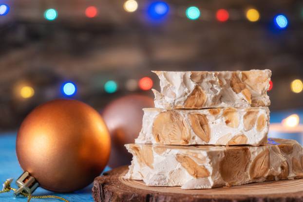 Turron,From,Alicante,,Typical,Christmas,Sweet,From,Spain,,With,Christmas