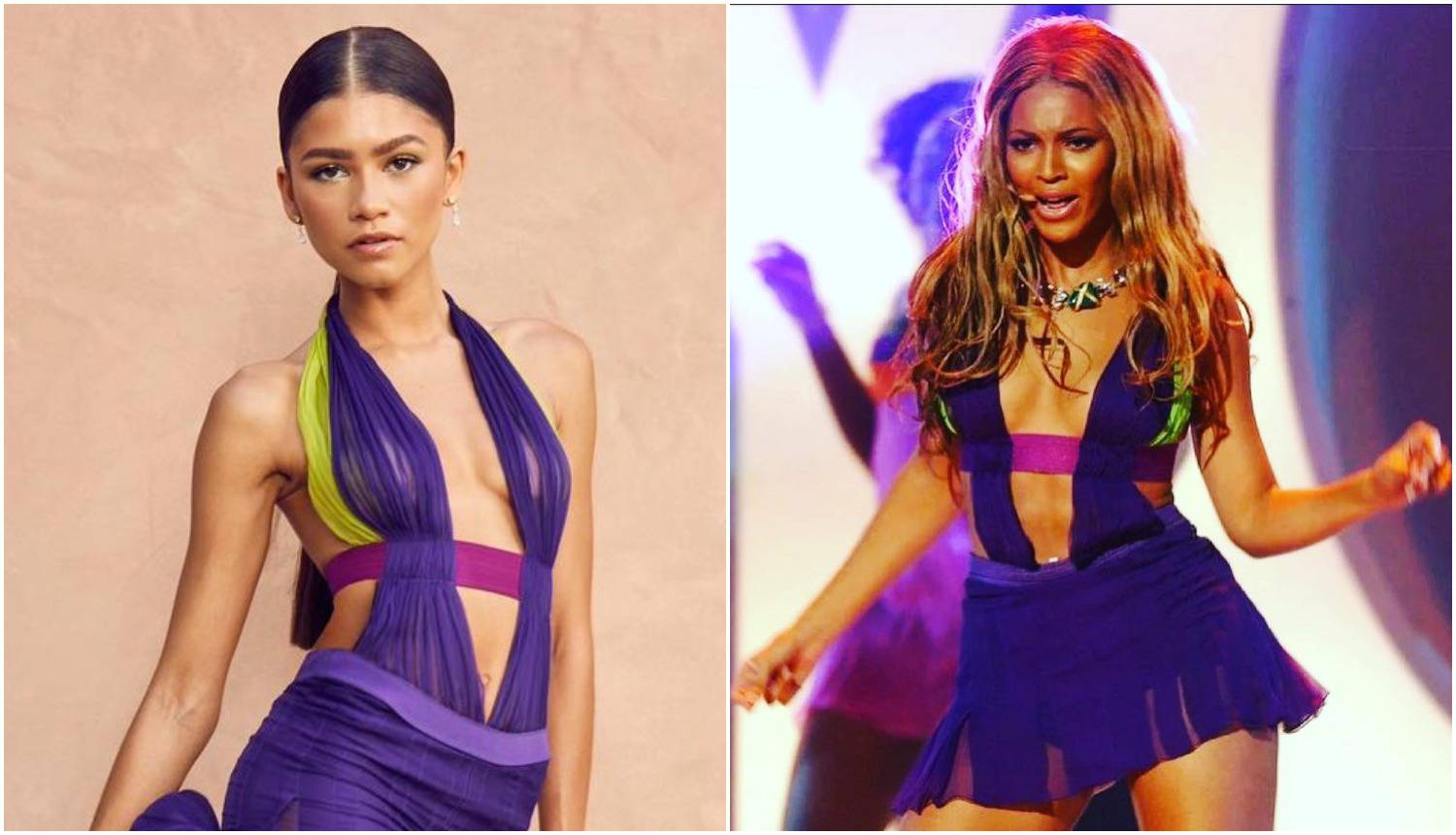 Zendaya odala počast Beyoncé u fantastičnoj Versace haljini, 18 godina nakon njezinog nastupa