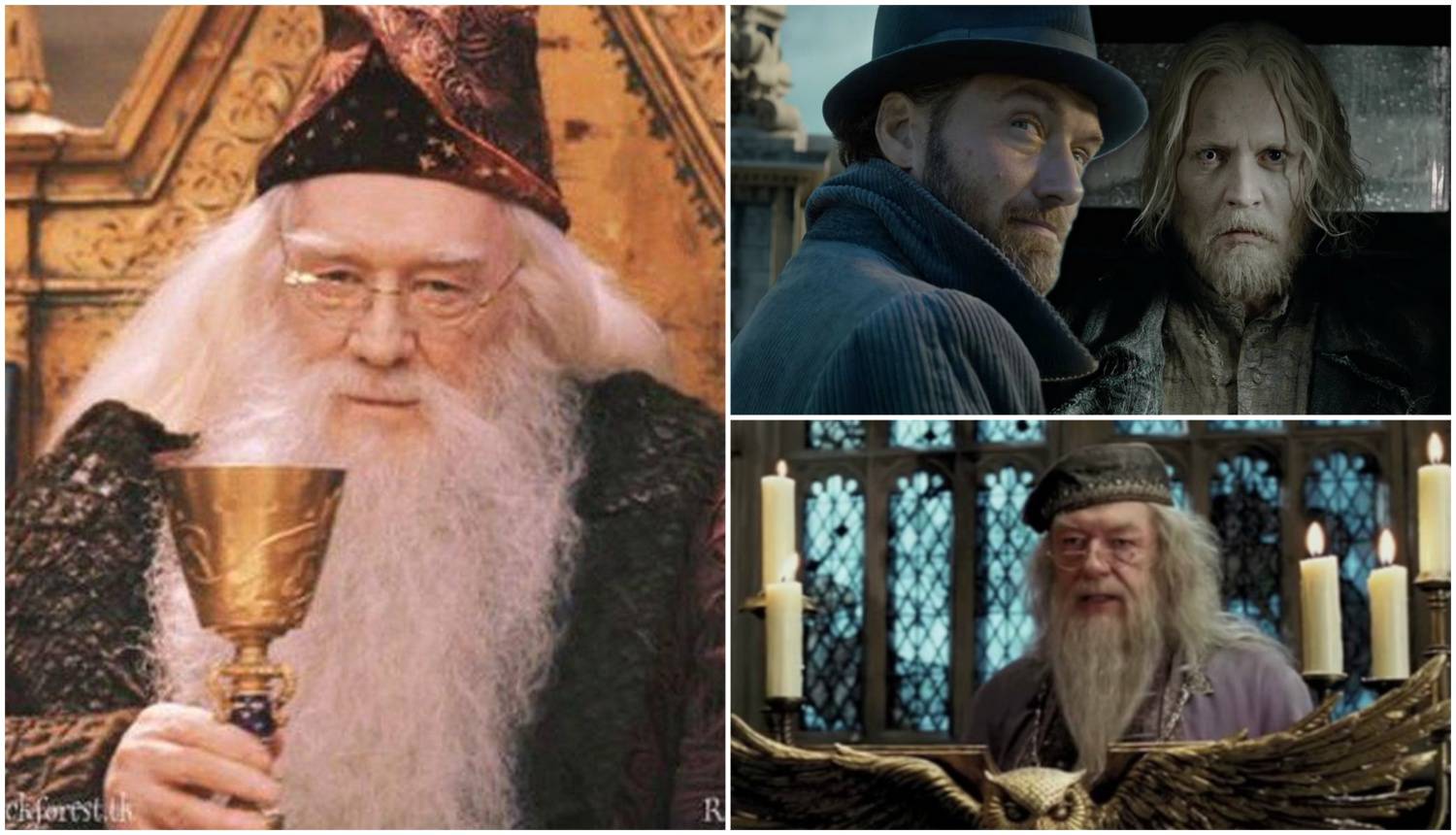 Michael Gambon je Dumbledore postao nakon smrti Richarda, a danas je ostao samo Jude Law...