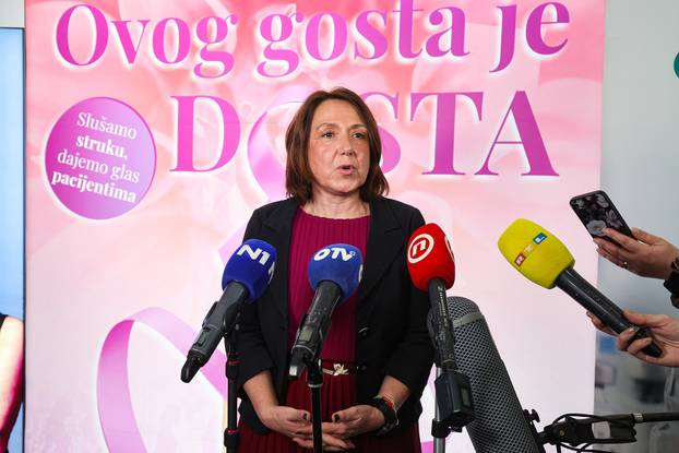 Zagreb: Panel diskusija o borbi protiv raka dojke pod nazivom "Ovog je gosta - dosta!"