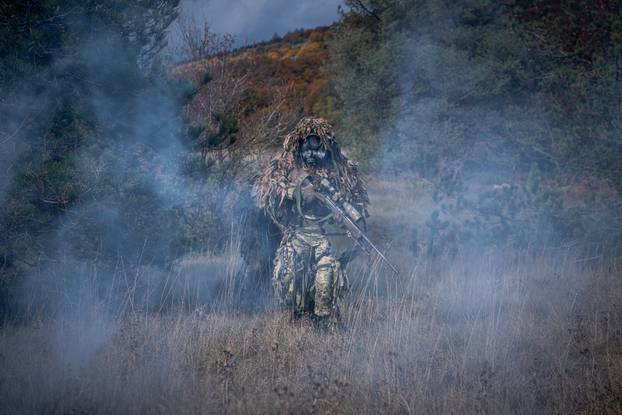 FOTO Pogledajte nove hrvatske snajperiste u akciji. Da prođu 50 metara potreban je jedan sat!