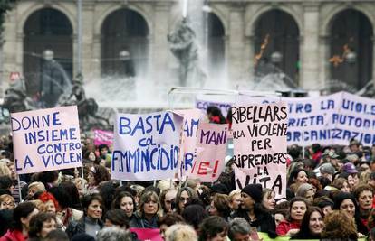 Italija: Tisuće prosvjednika protiv nasilja nad ženama