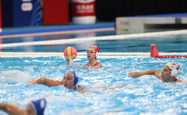 Svjetsko prvenstvo u vodenim sportovima - Singapur 2025. Vaterpolo,, žene, Hrvatska - Grčka