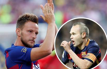 Iniesta: Rakitić je veliki igrač, ne bih ga pustio iz Barcelone!