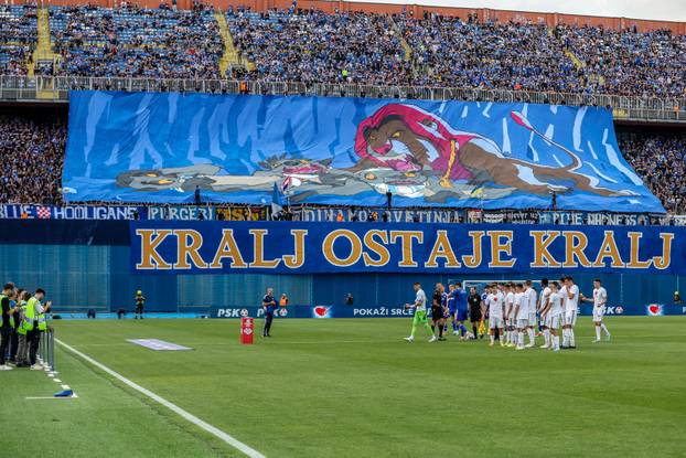 Navijači na utakmici 36. kola SuperSport HNL-a između Dinama i Rudeša