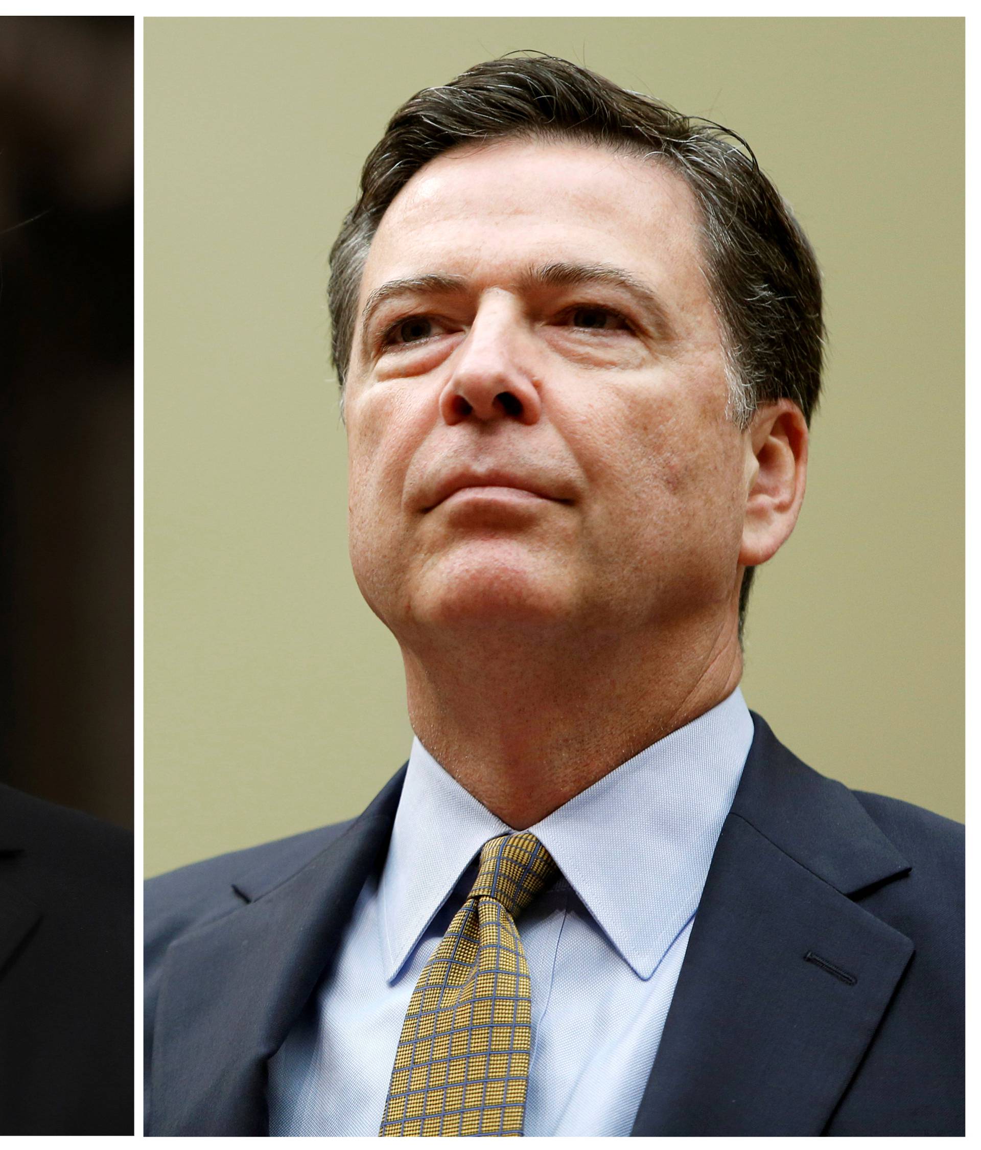 FILE PHOTO: A combination photo shows U.S. President Donald Trump and and FBI Director James Comey in Washington