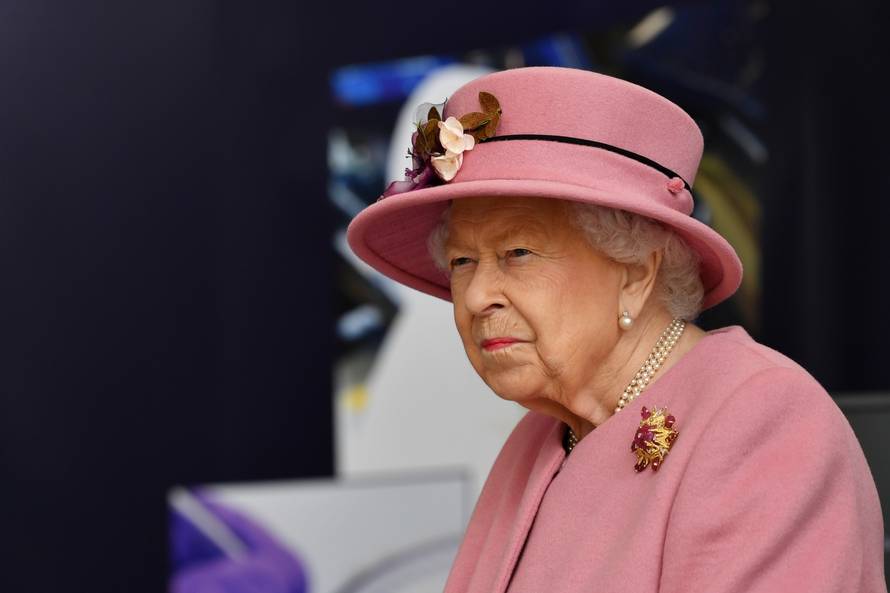 Britain's Queen Elizabeth visits Dstl near Salisbury