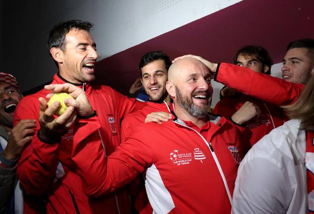 Lille: Tenisači osvajanje Davis cupa proslavili s Hrvatskom udugom Lille