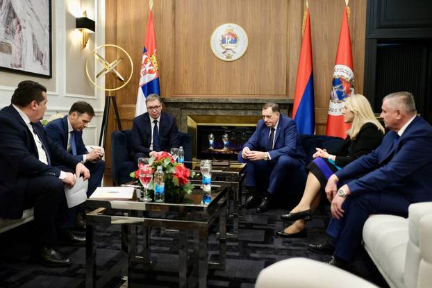 Aleksandar Vučić stigao u Banju Luku na sastanak s Miloradom Dodikom
