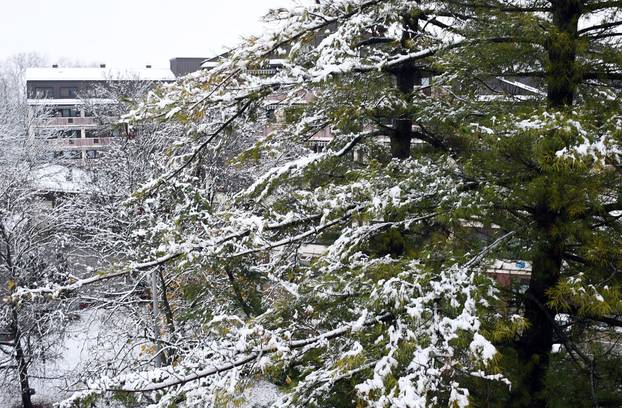 Sisak se probudio prekriven snijegom