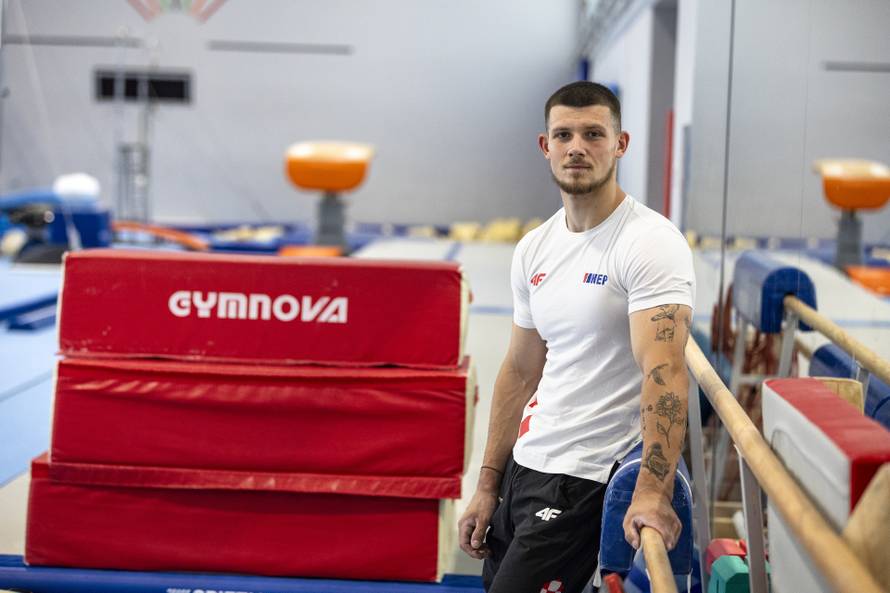 Osijek: Ilija Kovtun, gimnastičar iz Ukrajine