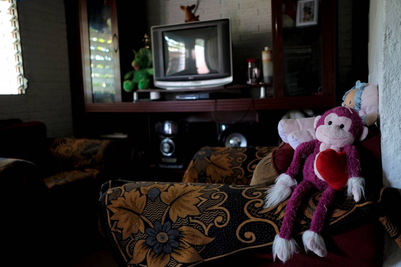 Dolls are pictured at the house of Rosa Ramirez, mother of a migrant who drowned in the Rio Grande River with his daughter during their journey to the U.S., in the Altavista neighbourhood in San Martin