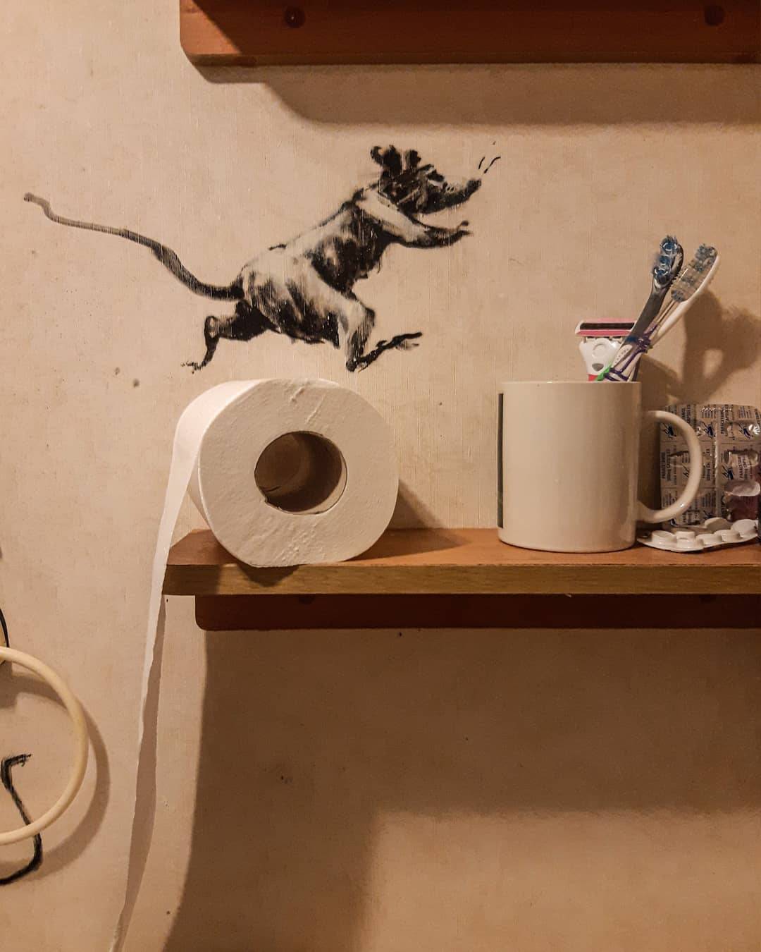 Banksy se javio iz karantene: 'Žena mrzi kad radim od doma'