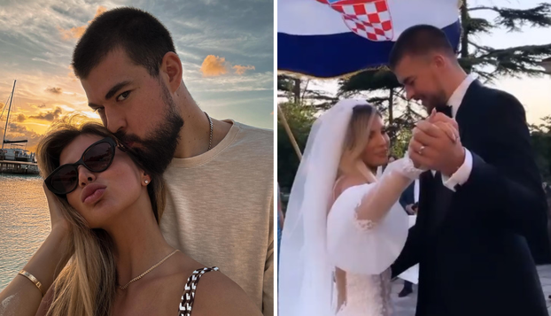 FOTO Zubac prije NBA utakmice posvetio objavu supruzi Kristini. Ona je njegova vječna podrška