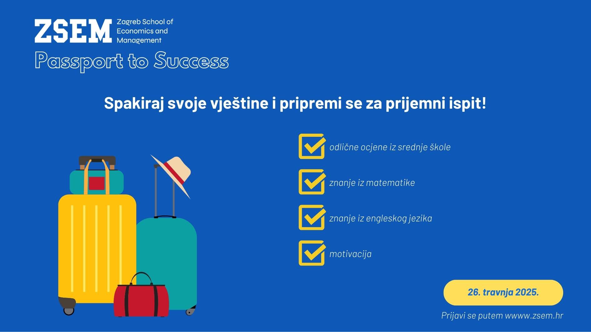 ZŠEM Open Days - Passport to Success! Prvi i jedini izbor nakon srednje škole!