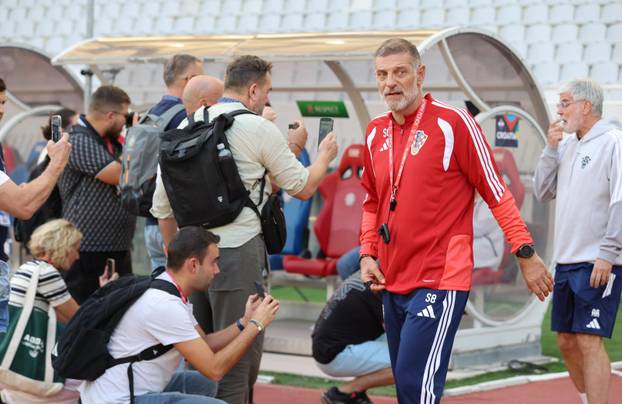 Split: Trening hrvatske nogometne reprezentacije uoči sutrašnje utakmice protiv Španjolske