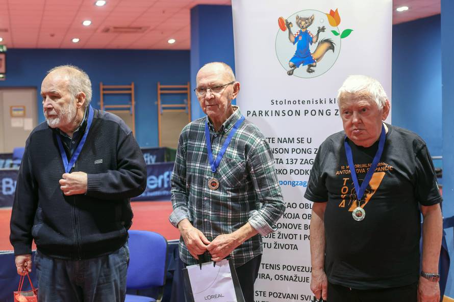 Stolnim tenisom protiv opake Parkinsonove bolesti: Održali drugo prvenstvo Grada Zagreba