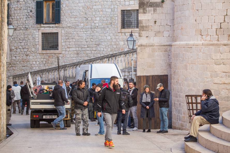 'Igra prijestolja' Dubrovčanima donijela snijeg i zatvorene ulice