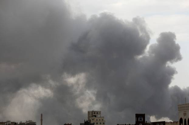 Israeli Airstrike on Houthi infrastructure, in Sana'a