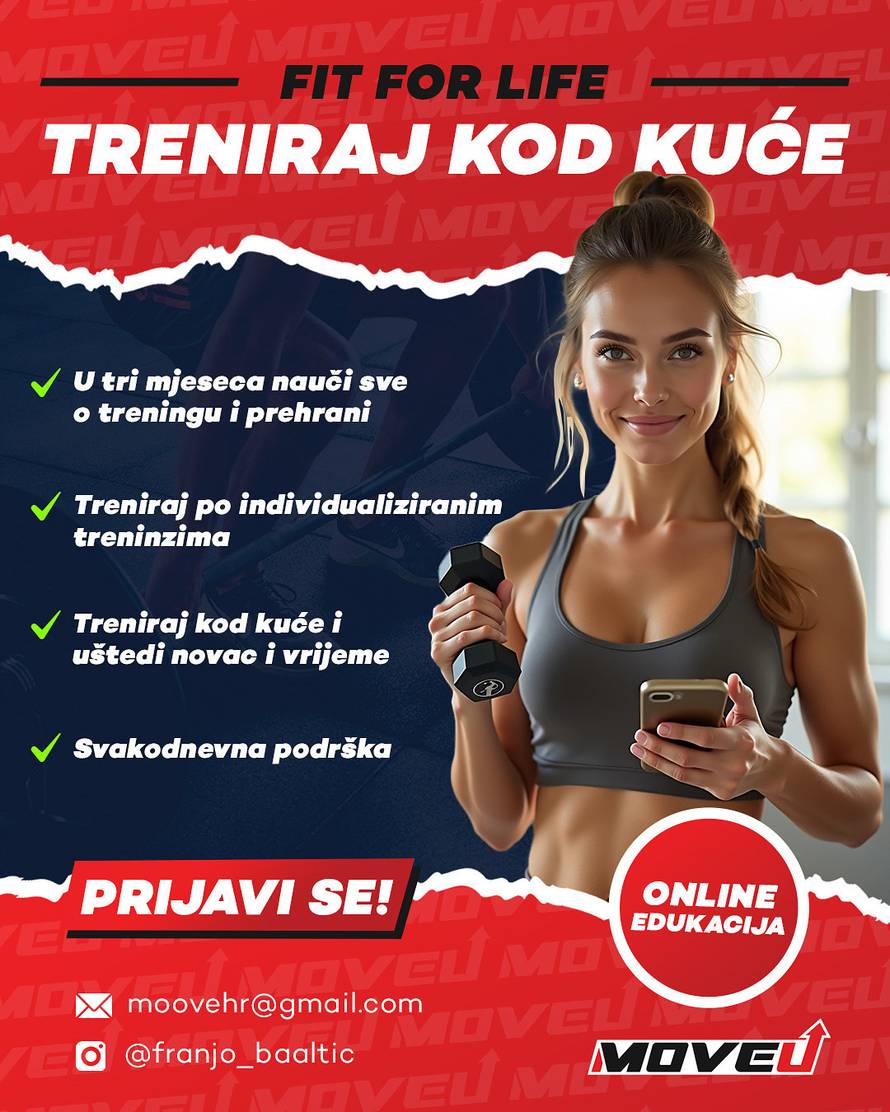 Bez teretane, bez izgovora: trener otkriva kućni program za transformaciju