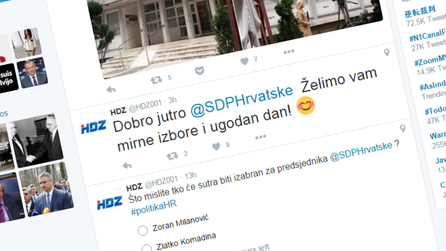 Čime se oni bave: HDZ i SDP u ponoć se 'bockali' na Twitteru