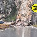 FOTO/VIDEO Gromade zatrpale cestu kod Makarske! HC prije 10 dana: 'Tu nema šanse za odron'