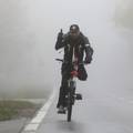 Branitelj na biciklu kroz maglu stigao iz Osijeka u Vukovar